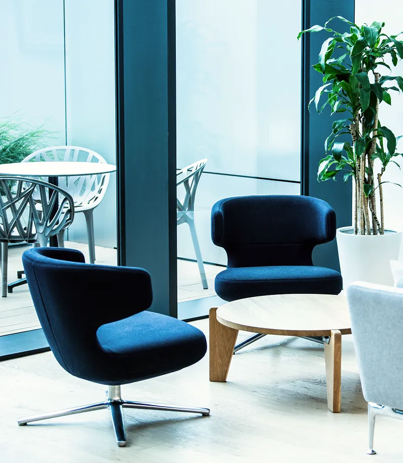 リラックスできる相談ブース