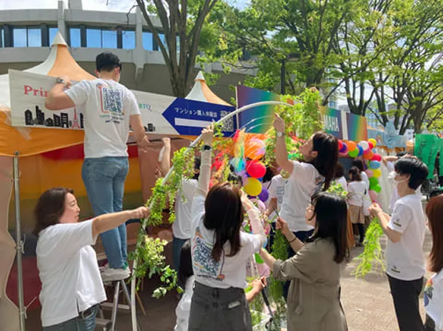 東京レインボープライド2024の会場風景