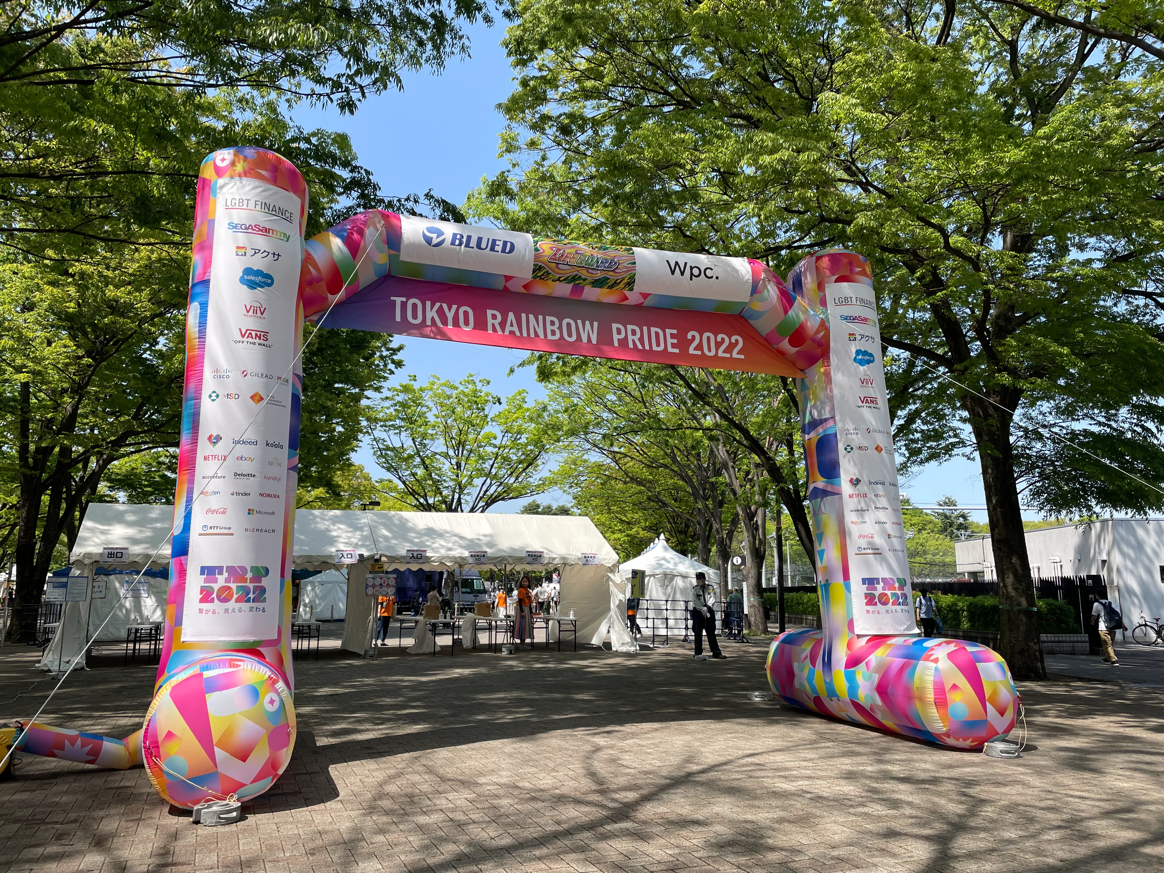 東京レインボープライド2022の会場風景