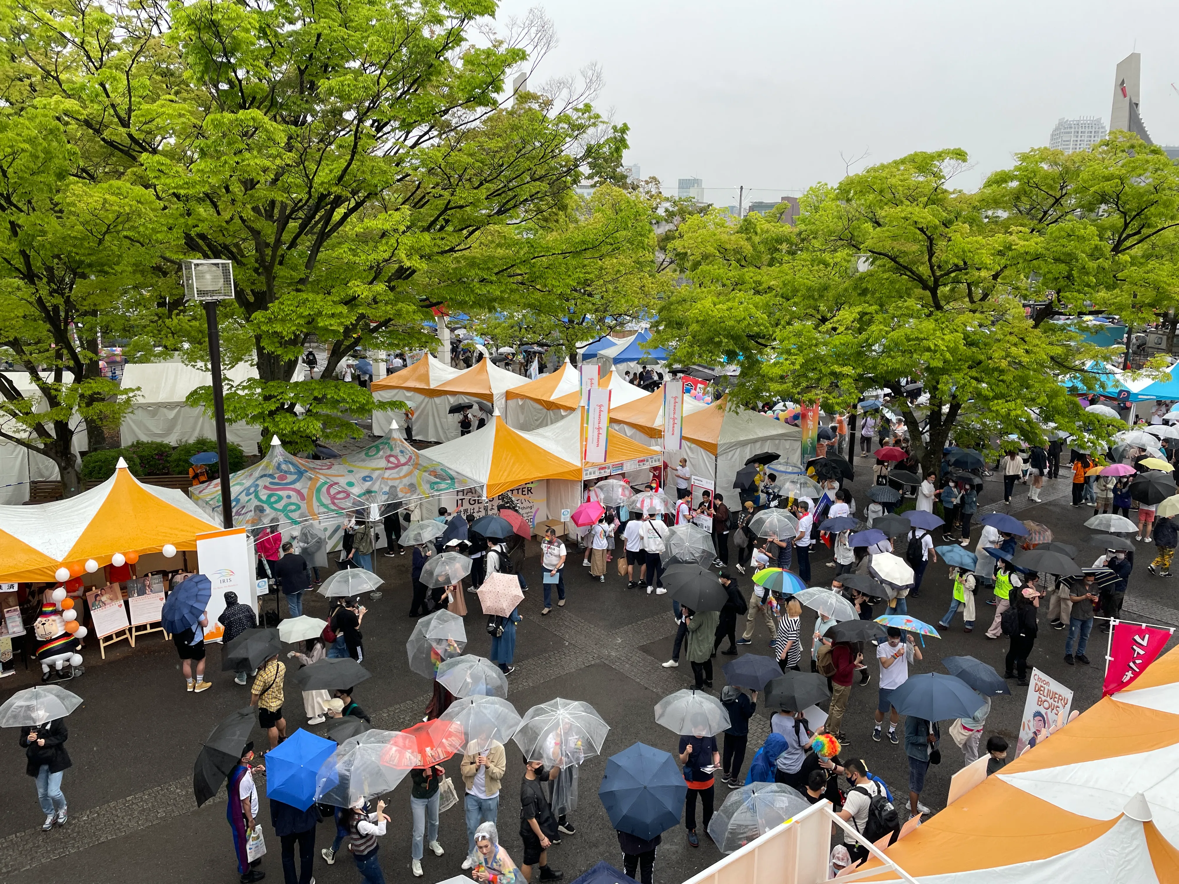 東京レインボープライド2022の会場風景