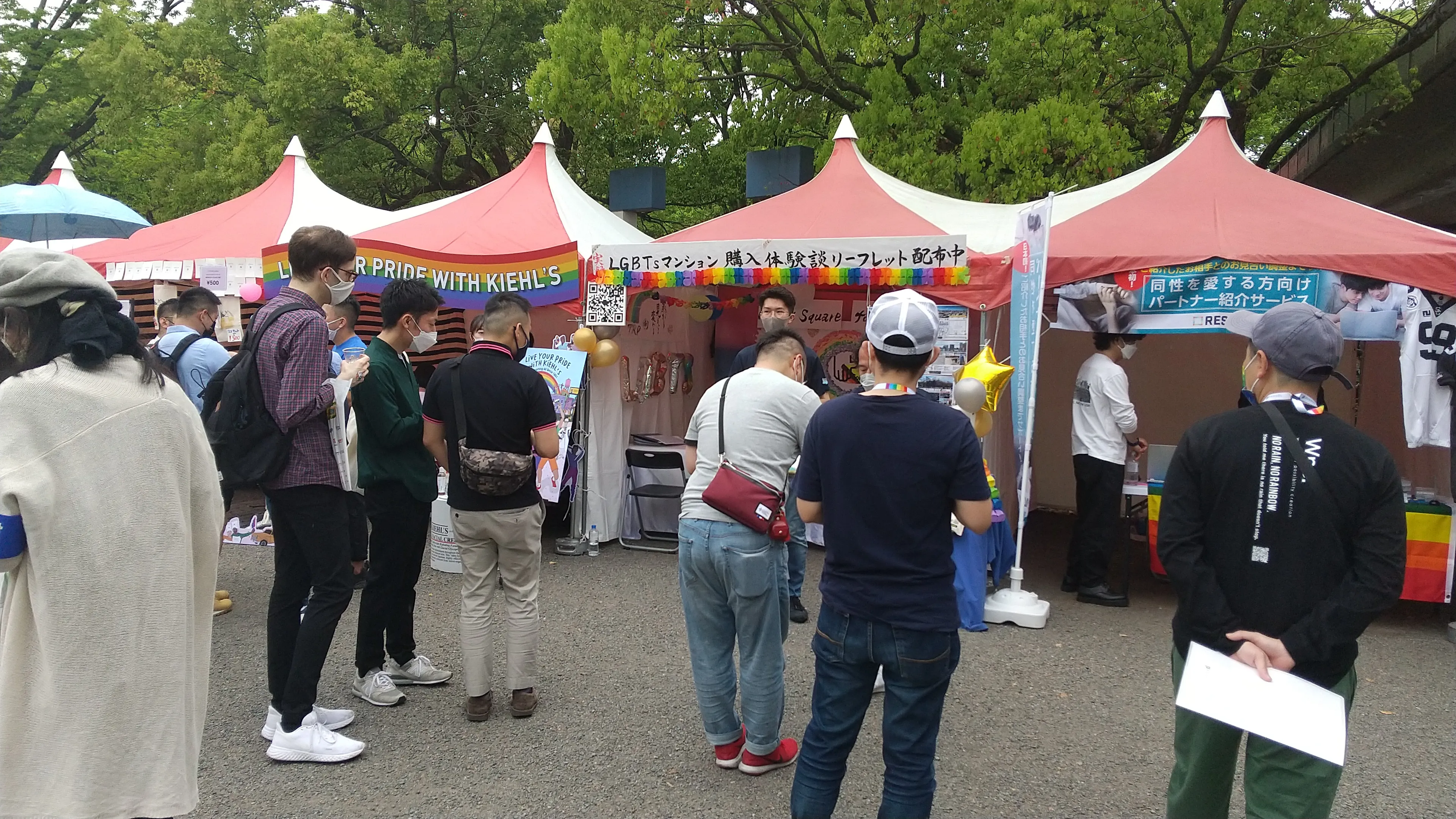 東京レインボープライド2022の会場風景