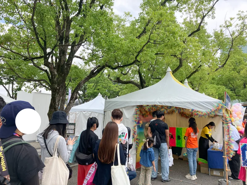 Tokyo Pride 2026の会場風景
