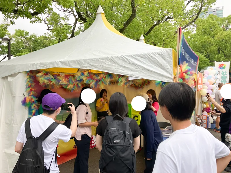 Tokyo Pride 2026の会場風景